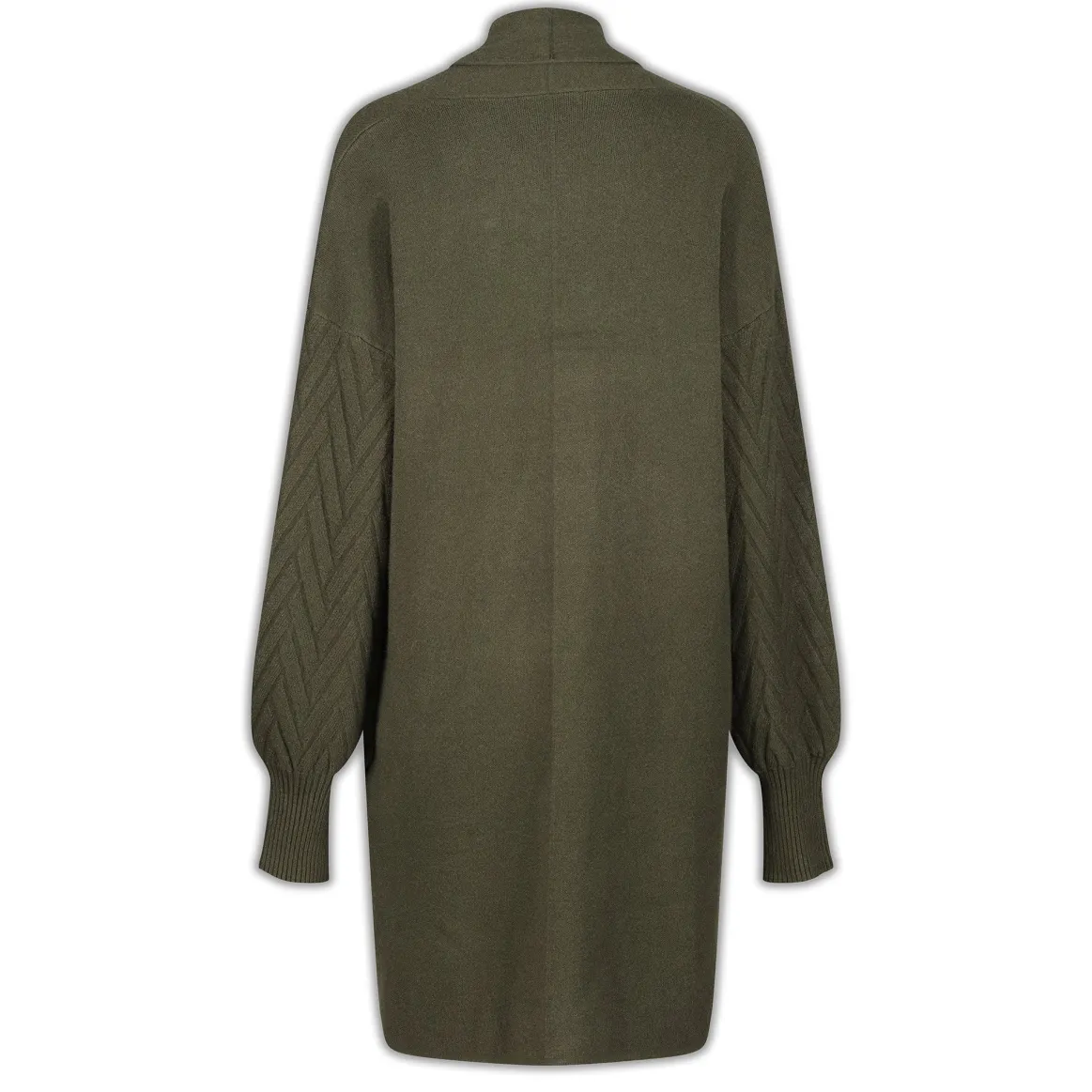 Welligogs Jumpers & Cardigans*Cable Knit Khaki Cardigan