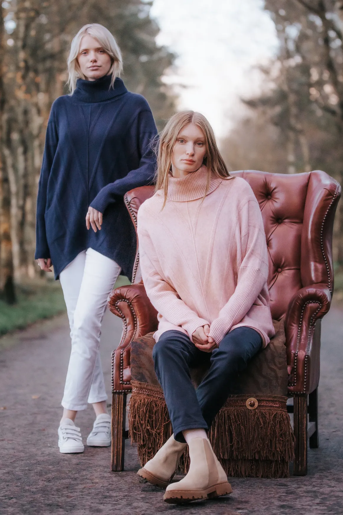 Welligogs Jumpers & Cardigans*Cable Knit Pink Jumper