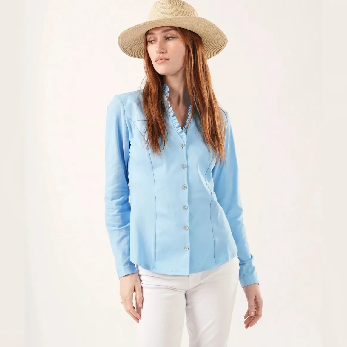 Welligogs Shirts*Cassandra Maya Blue Shirt