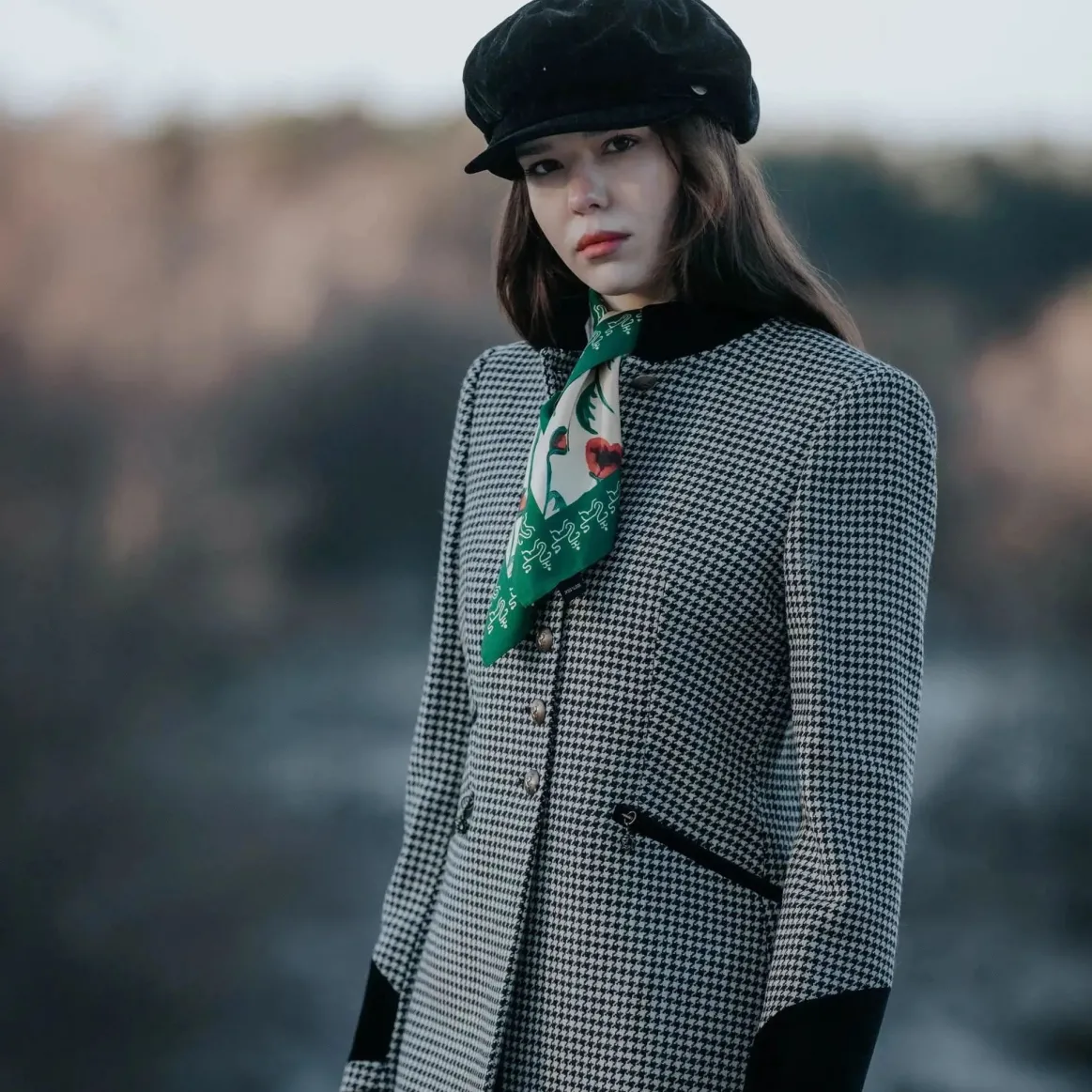 Welligogs Jackets*Knightsbridge Houndstooth Jacket