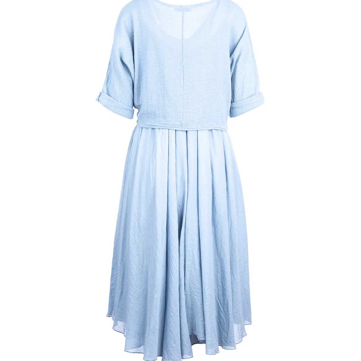 Welligogs Dresses*Layered Light Blue Dress