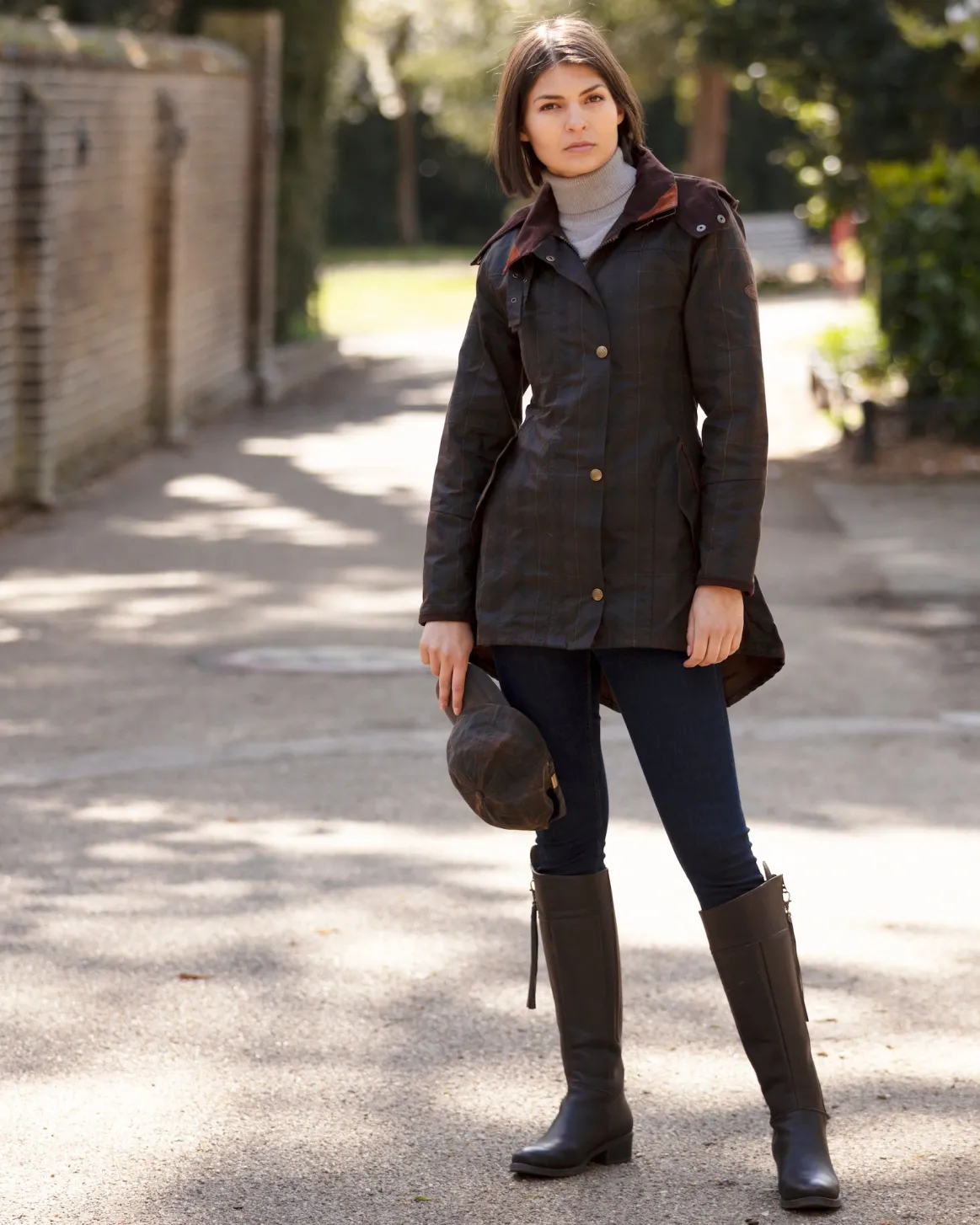 Welligogs Coats*Louise Deluxe Check Wax Coat