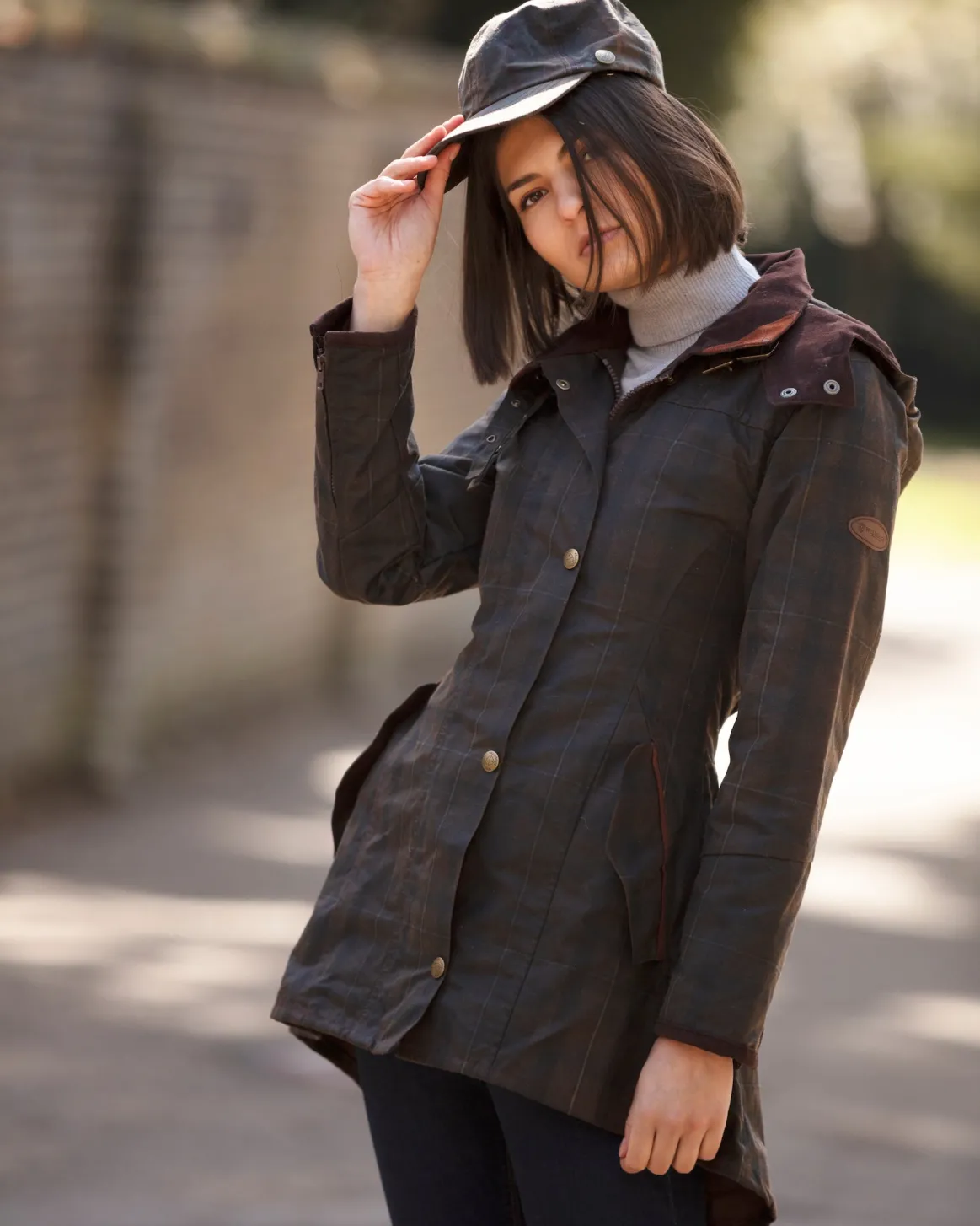 Welligogs Coats*Louise Deluxe Check Wax Coat