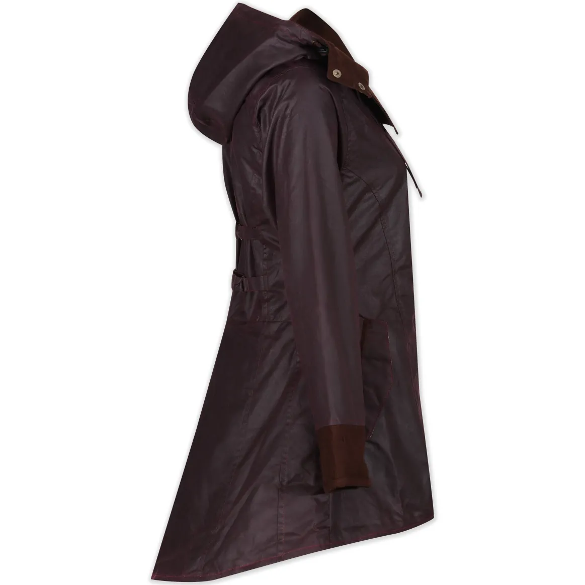 Welligogs Coats*Louise Mahogany Wax Coat