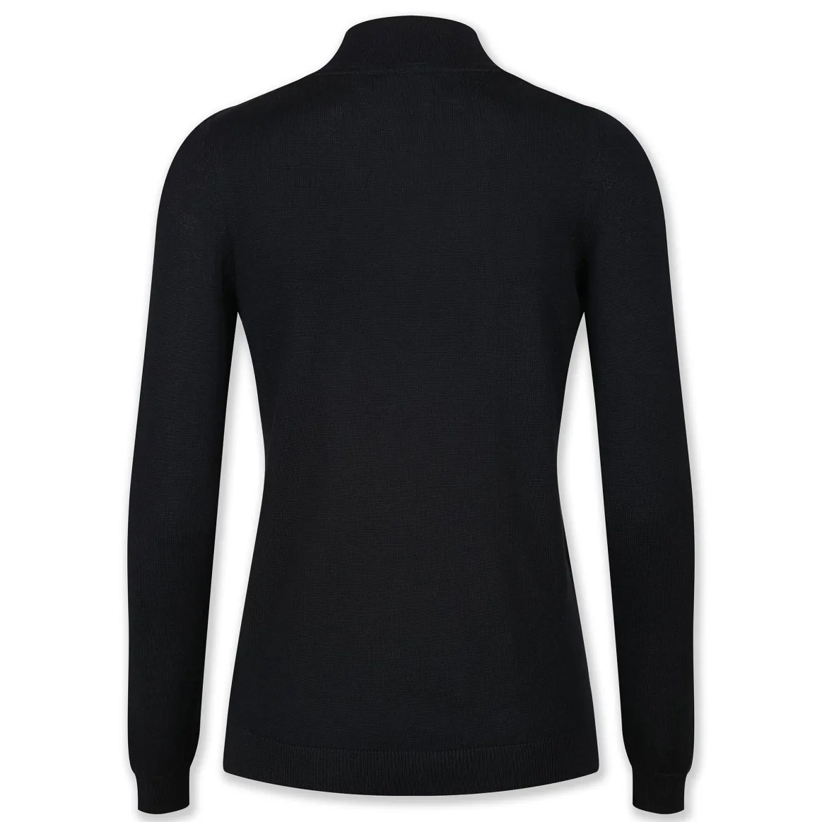 Welligogs Jumpers & Cardigans*Merino Wool Turtle Neck Black Jumper