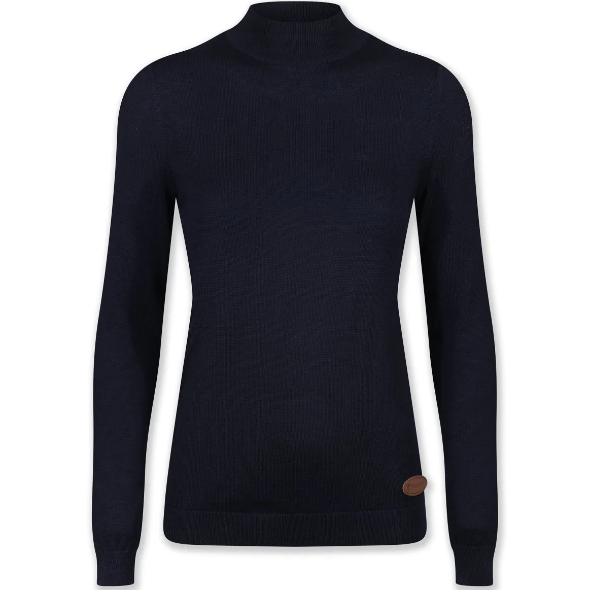 Welligogs Jumpers & Cardigans*Merino Wool Turtle Neck Navy Jumper