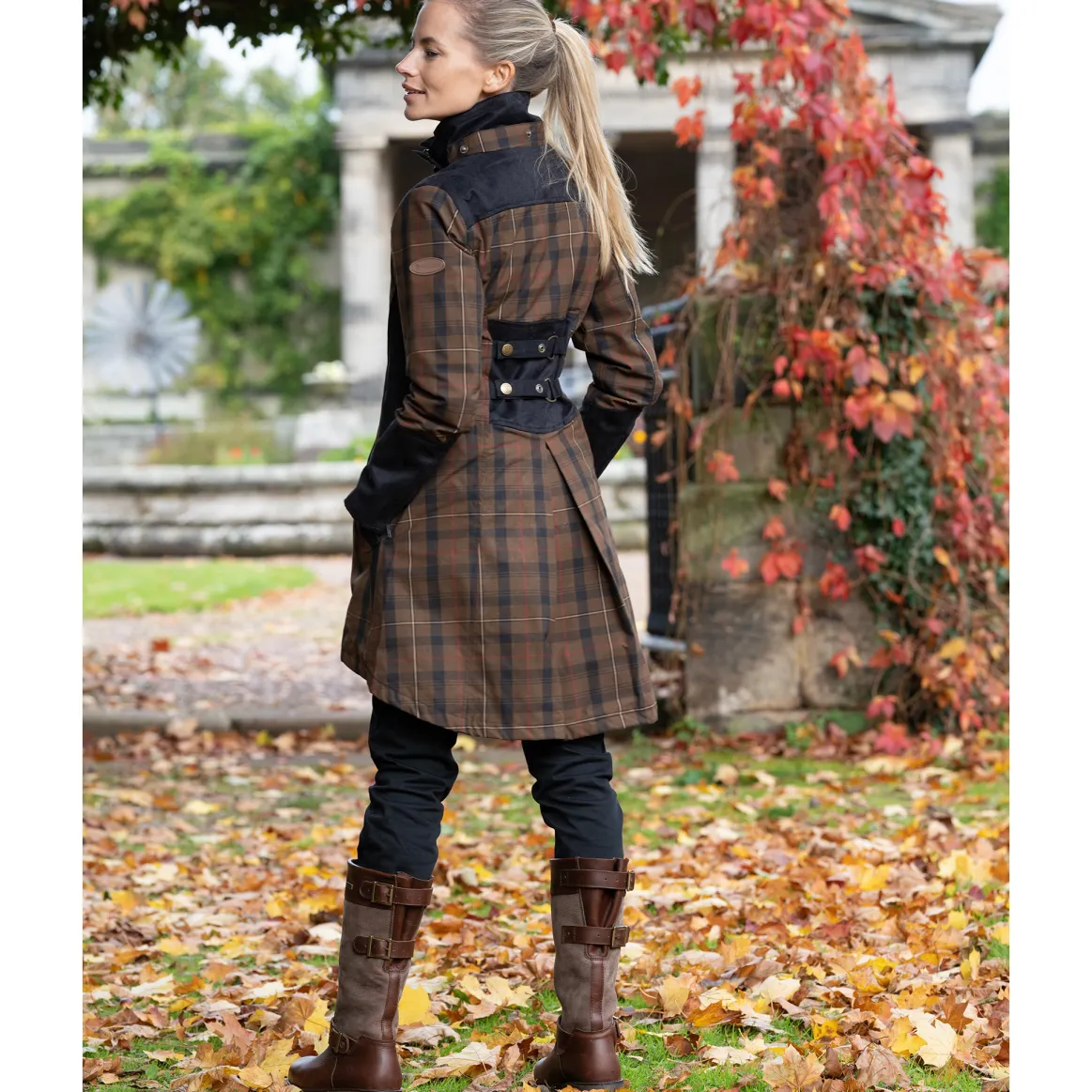 Welligogs Coats*Odette Check Waterproof Coat