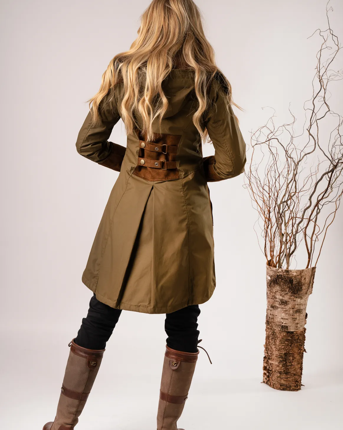 Welligogs Coats*Odette Khaki Waterproof Coat