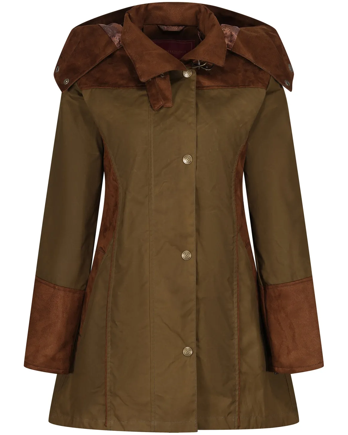 Welligogs Coats*Odette Khaki Waterproof Coat