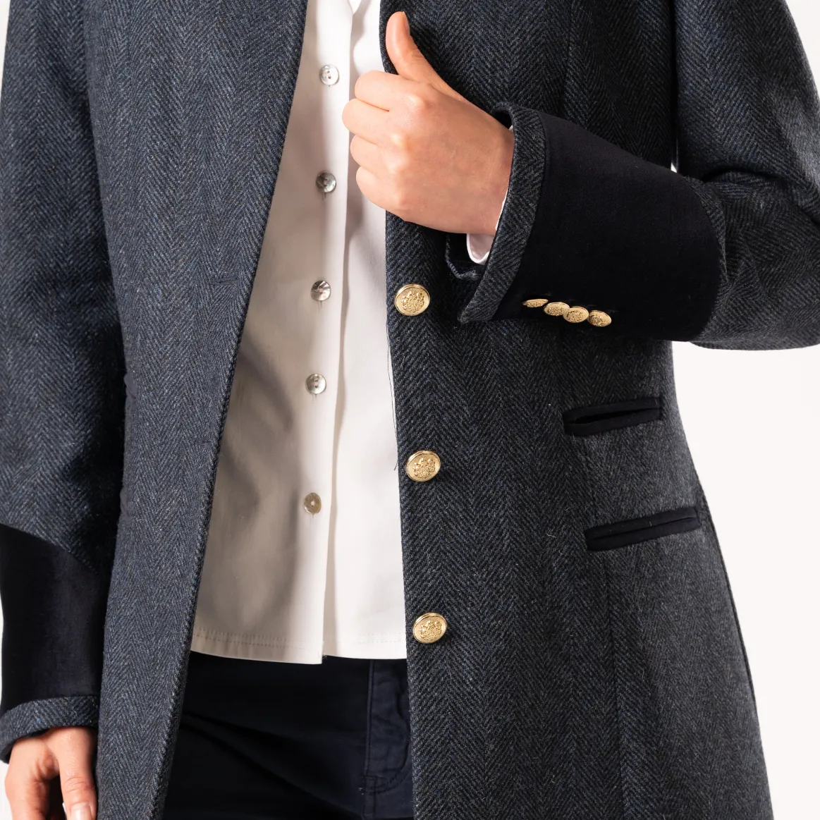 Welligogs Coats*Oxford Midnight Wool Coat