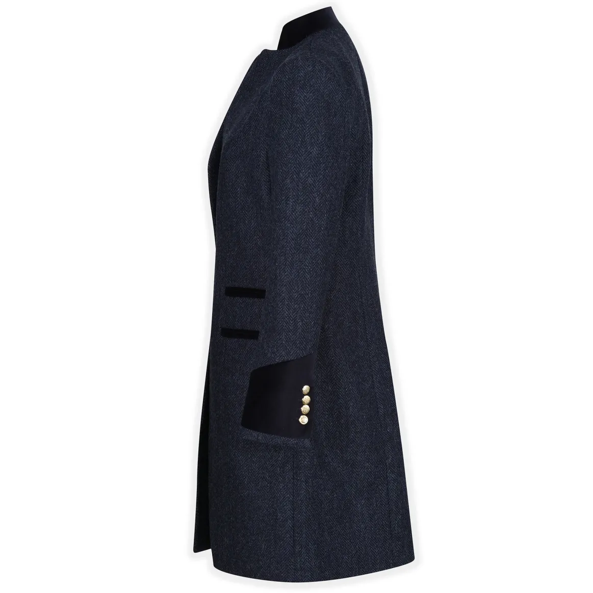 Welligogs Coats*Oxford Midnight Wool Coat