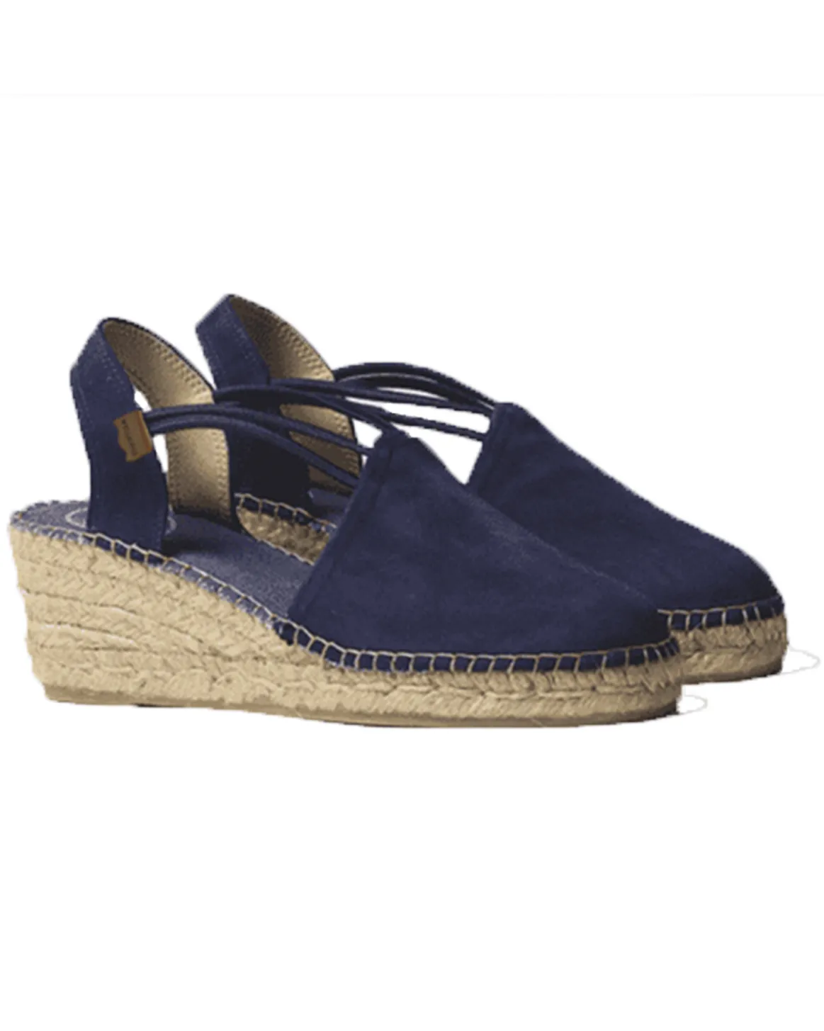 Welligogs Sandals & Espadrilles*Porto Navy Heeled Espadrille Sandal