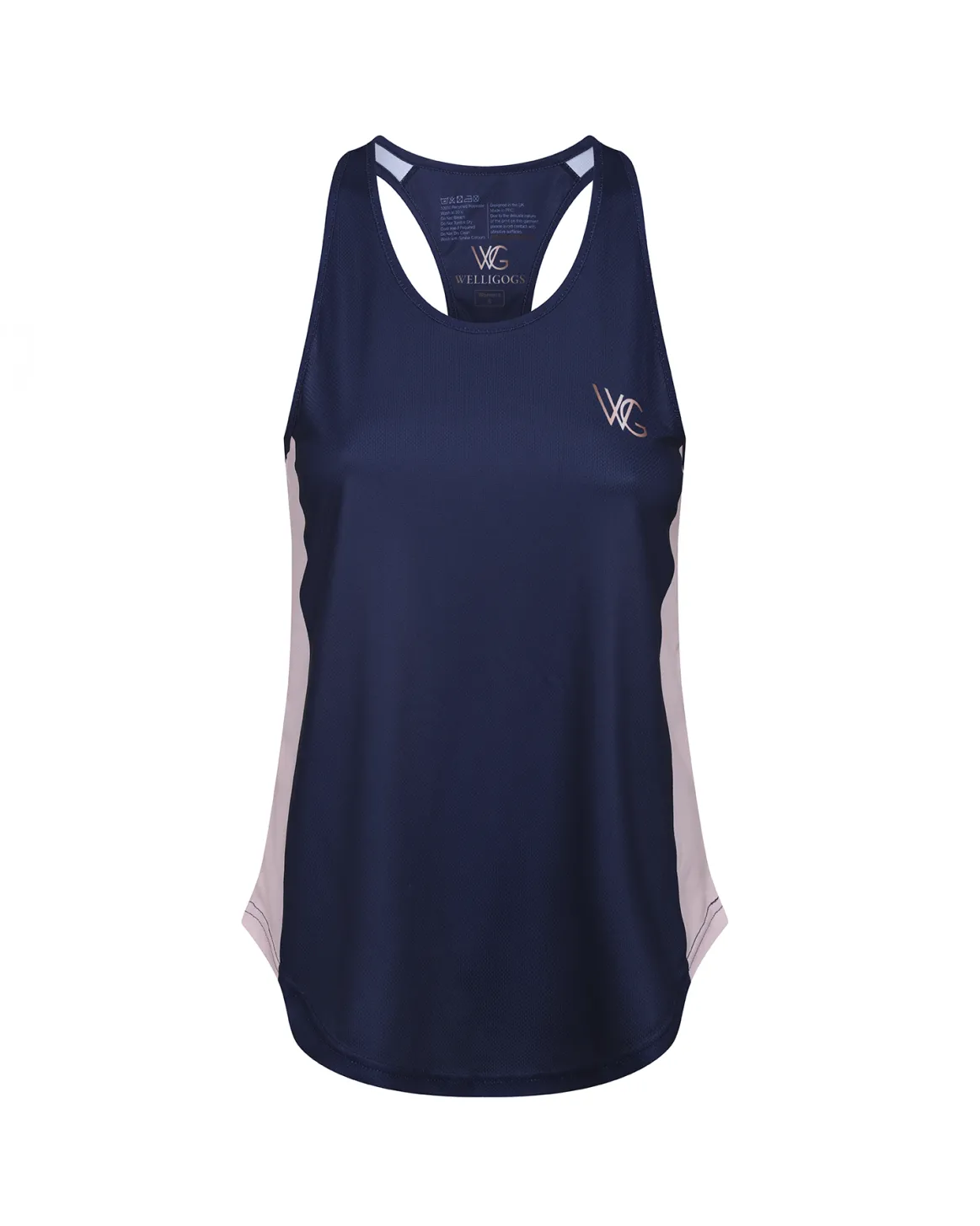Welligogs Tops*Wg Flex Sustainable Pink Marble Vest Top