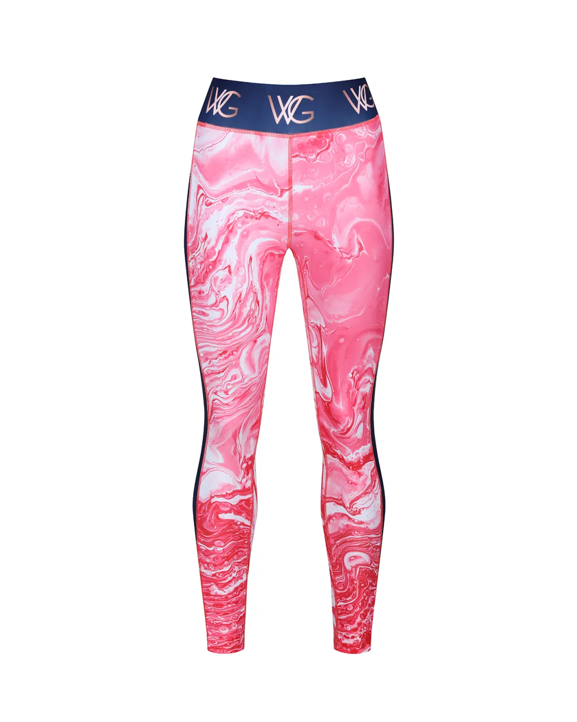 Welligogs Activewear*Wg Flex Sustainable Pink Marble Leggings