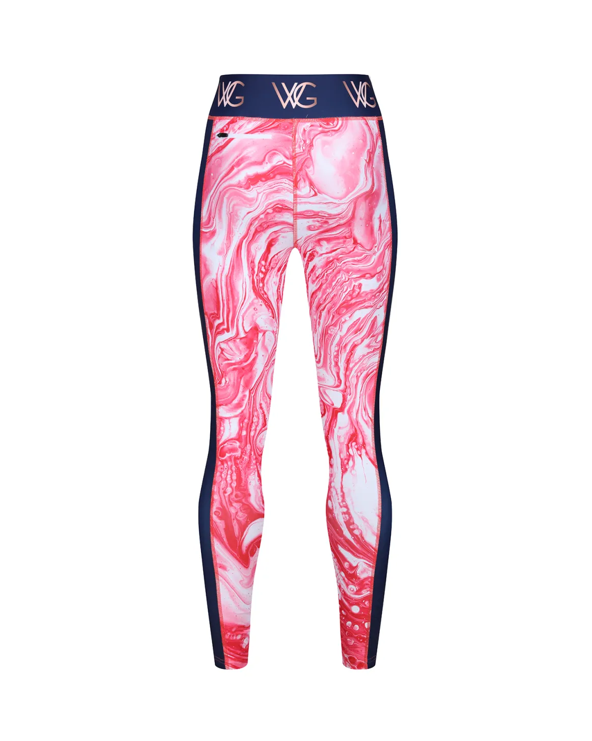 Welligogs Activewear*Wg Flex Sustainable Pink Marble Leggings